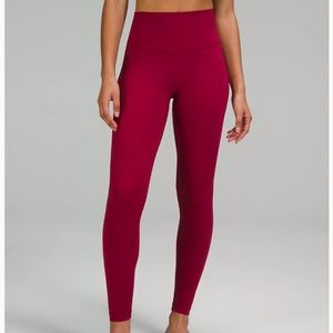 Lululemon align 28” in pomegranate